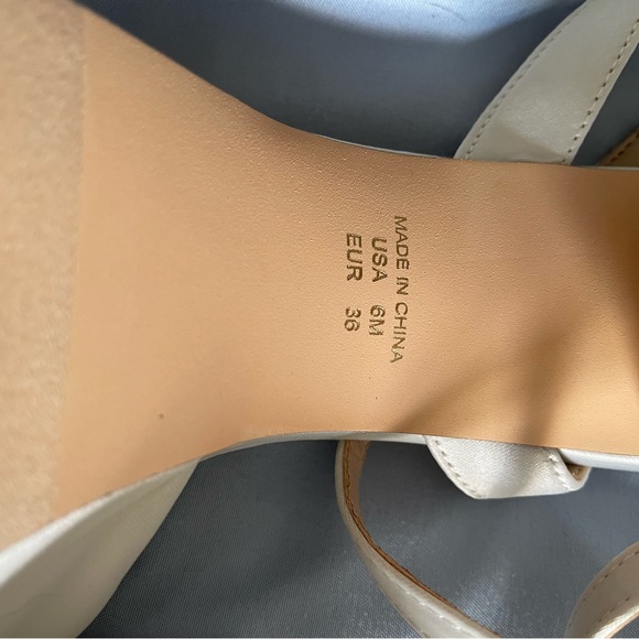 Nina ivory satin Stacie platform heel wedding, prom, homecoming, shower - Picture 8 of 11